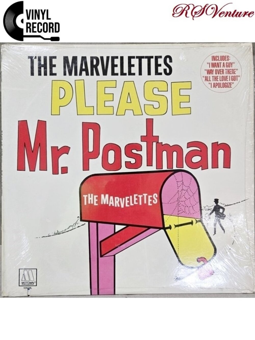 Vintage The Marvelettes "PLEASE Mr. POSTMAN" Vinyl LP Record Album